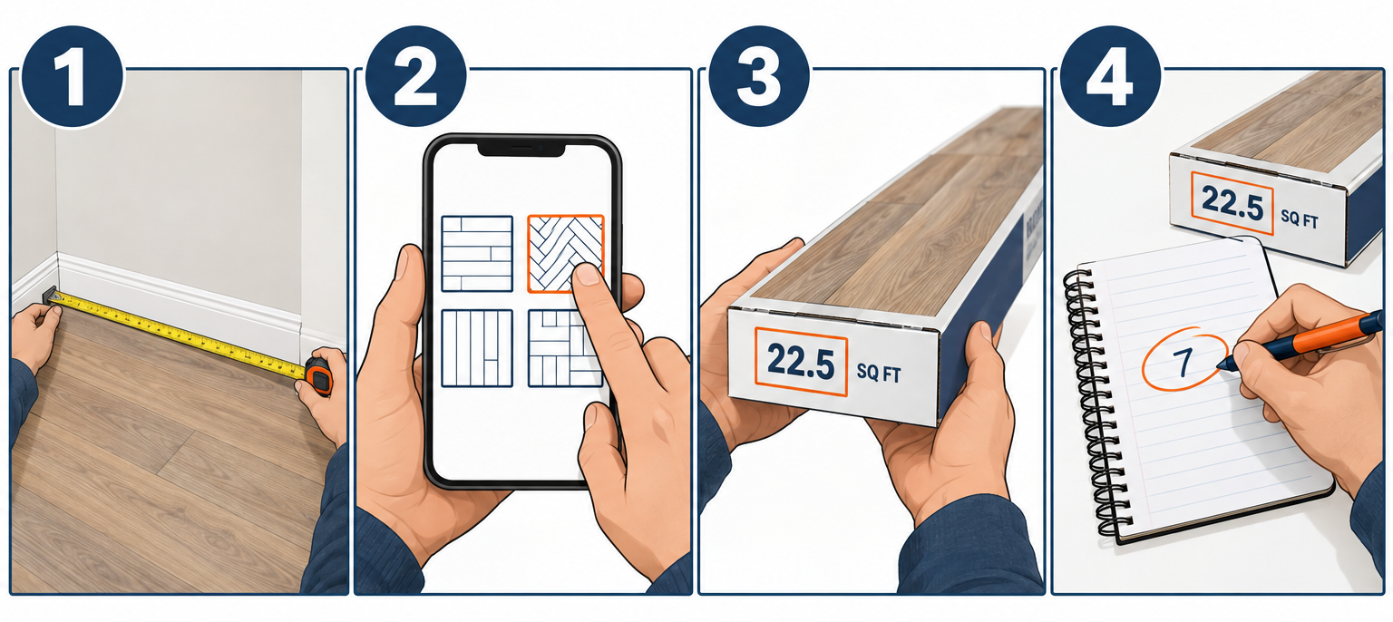How to measure and order flooring in four steps
