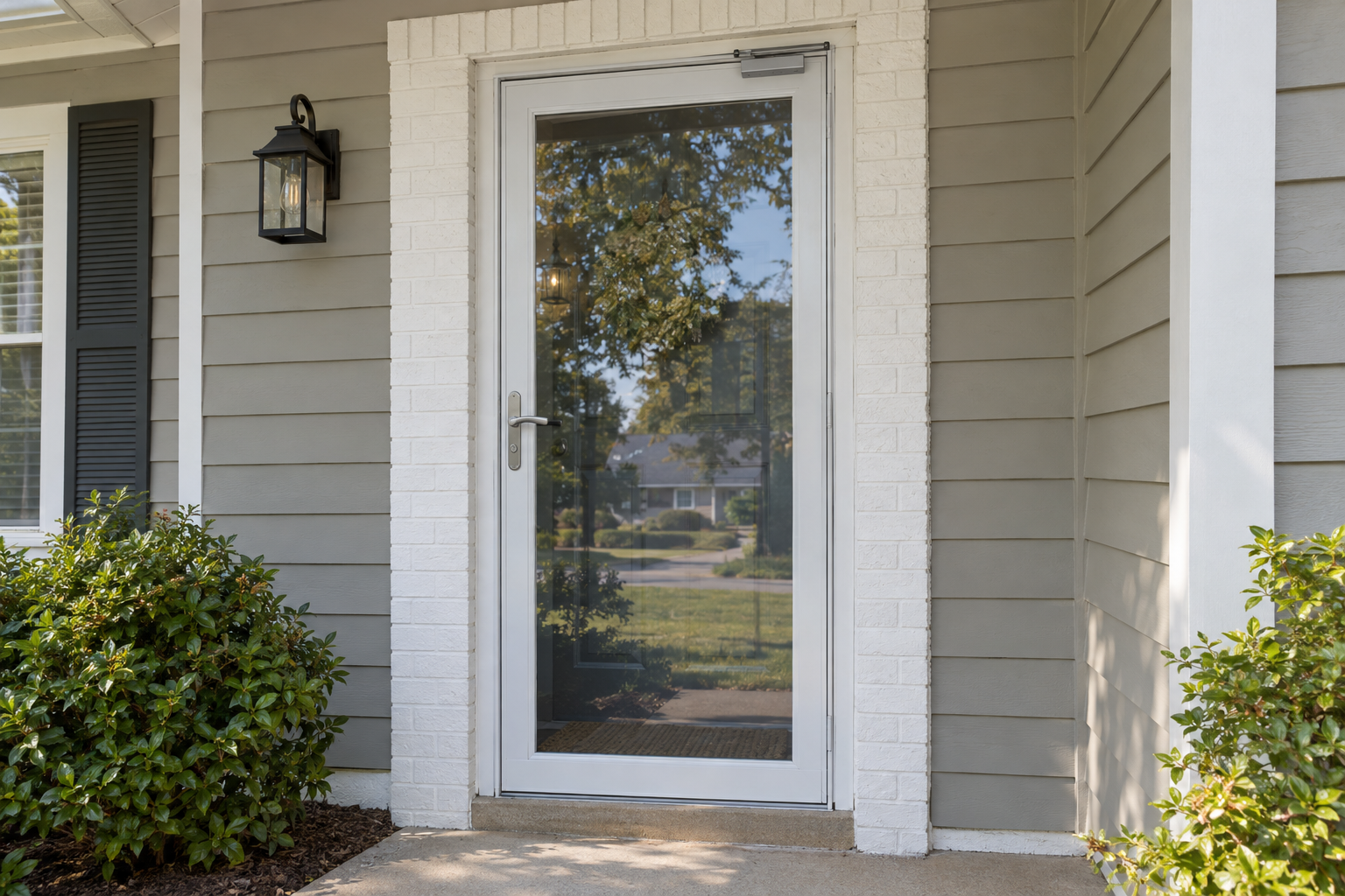 How to install or replace a storm or screen door post thumbnail image