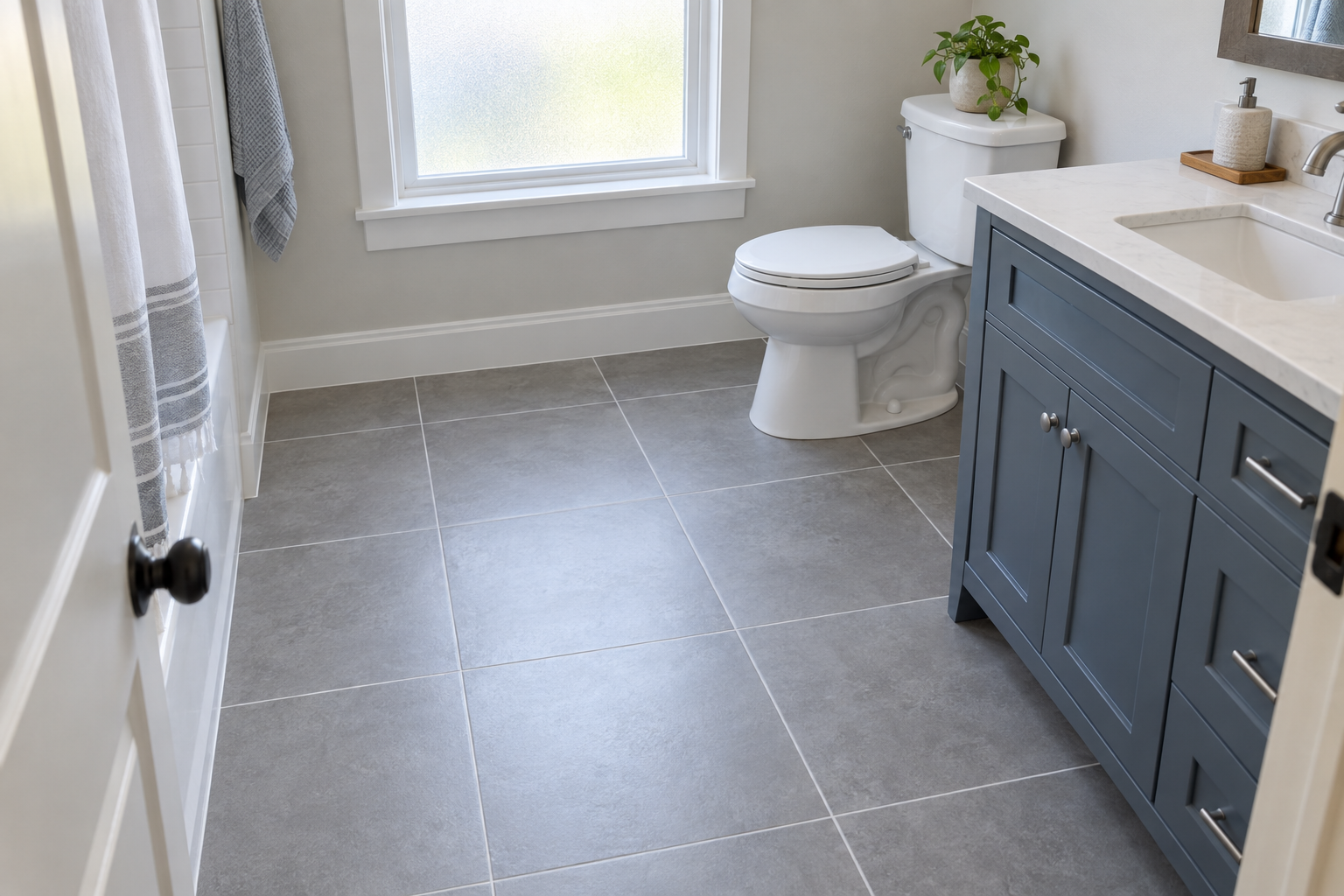 How to tile a floor from layout to grout post thumbnail image